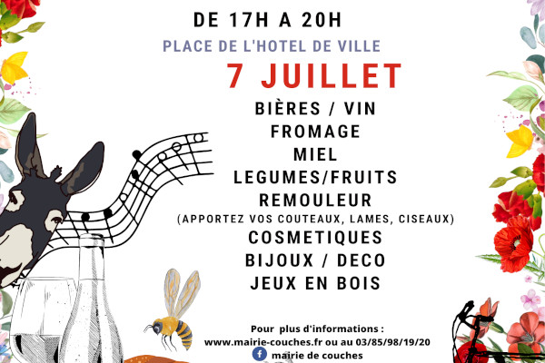 Marché du vendredi 7 juillet