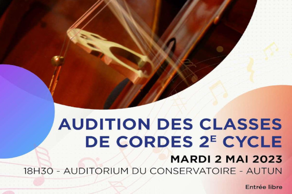 Audition Classes de Cordes 2 ème cycle