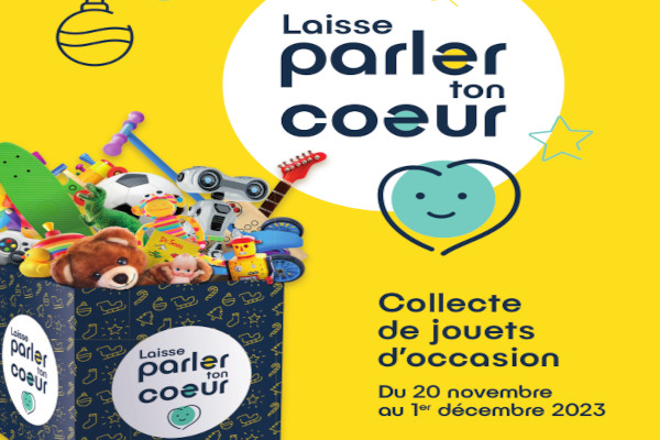 Collecte de jouets d’occasion Couches 2023