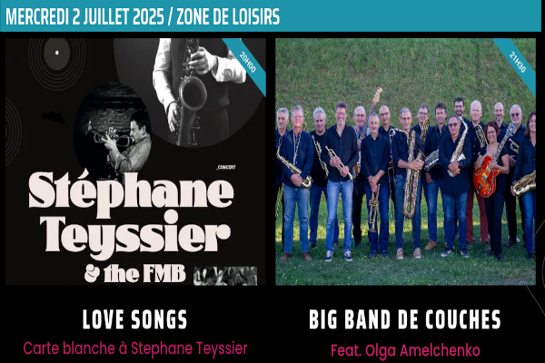 Jazz à Couches : Stéphane Teyssier et le Big Band de Couches