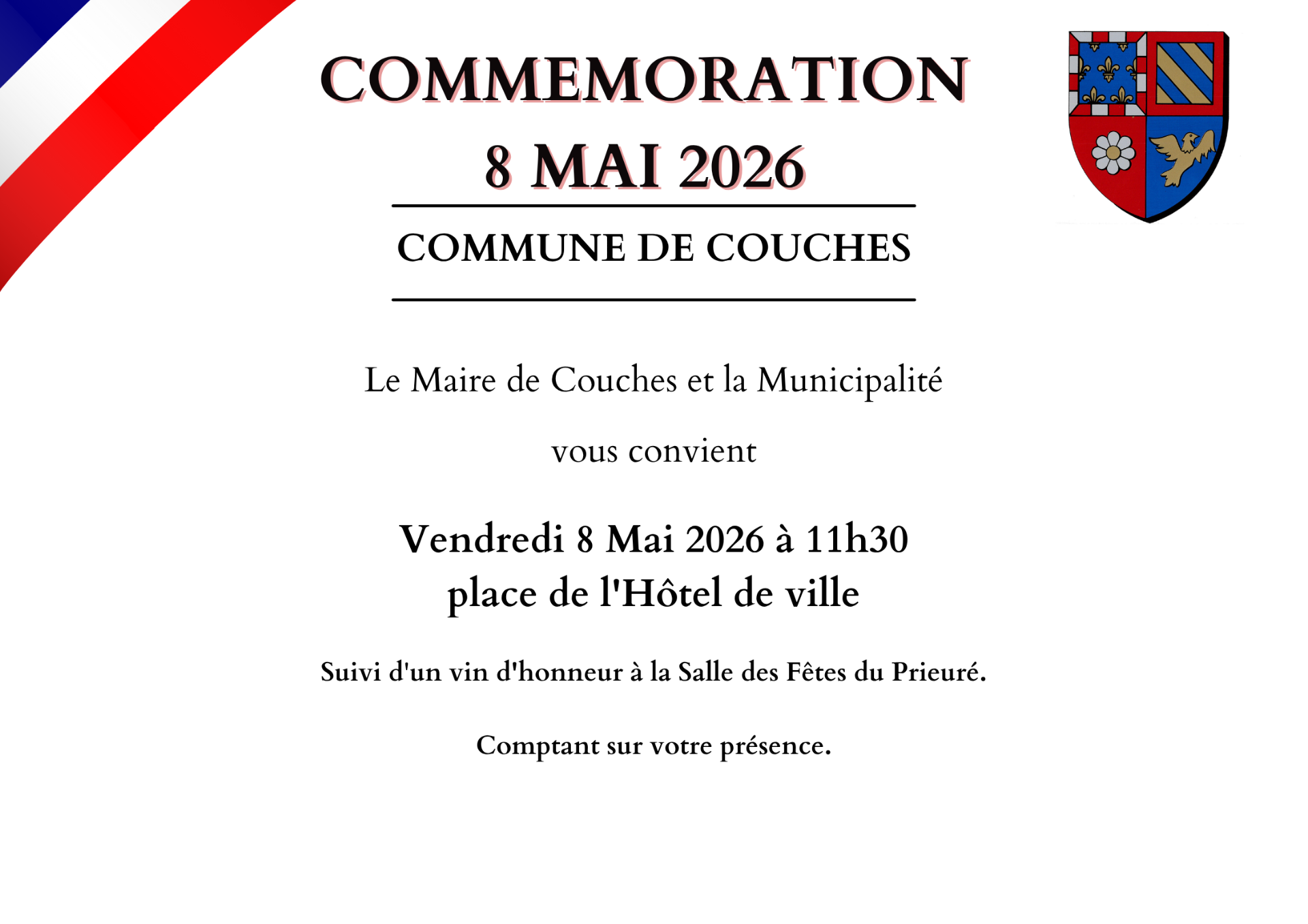 Invitation Commémoration