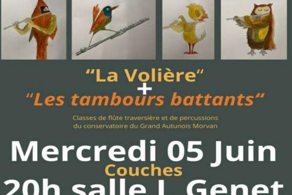 Salle Genet : La Volière et Les Tambours battants