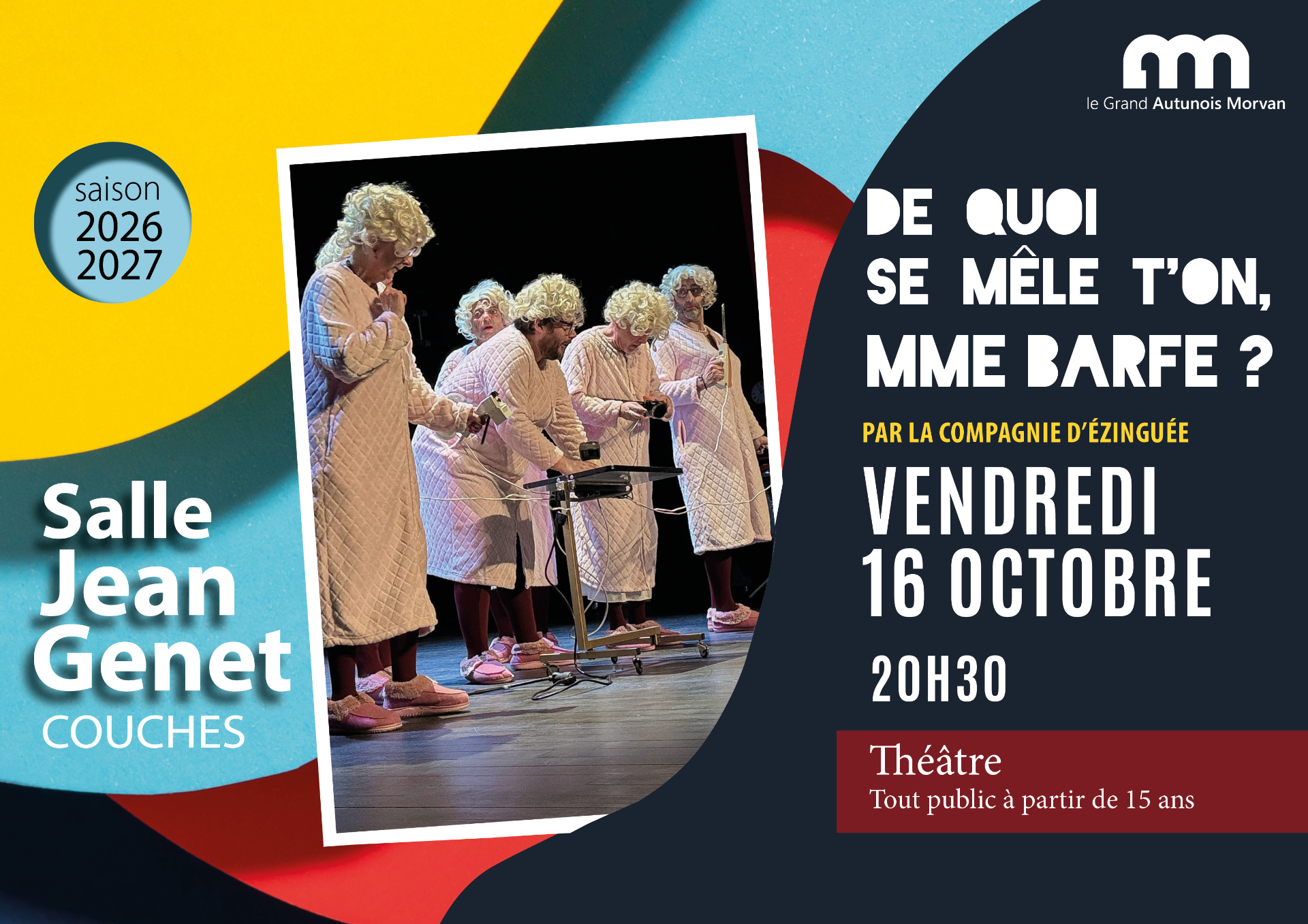 affiche spectacle jean Genet 16/10