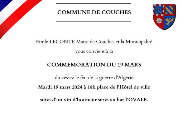 Commémoration 19 mars