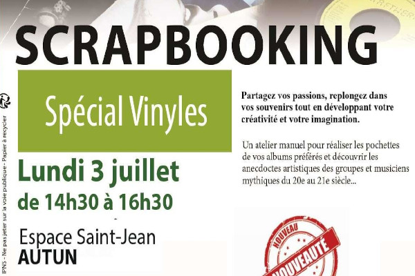 Scrapbooking : Spécial Vinyles