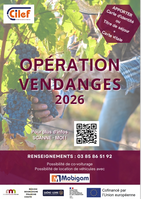 Opérations vendanges cilef