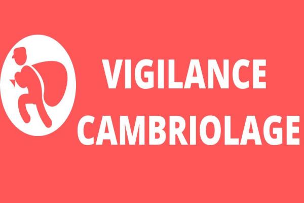 Vigilance cambriolage Couches