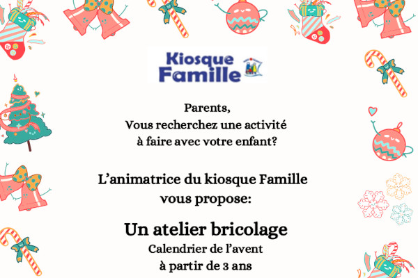 Kiosque Famille : Atelier Bricolage